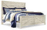 Bellaby 4-Piece King Crossbuck Panel Bed with Dresser (King Crossbuck Panel Footboard, King Crossbuck Panel Headboard, King Crossbuck Rails, Dresser)