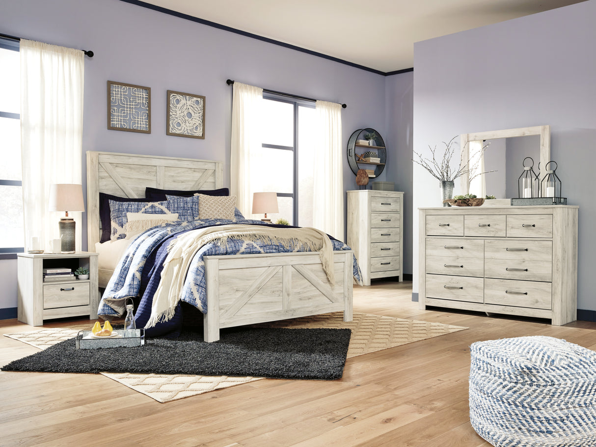 Bellaby Queen Crossbuck Panel Bed (Bed Size: Queen)