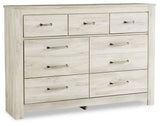 Bellaby King Panel Storage Bed, Dresser, Mirror and Nightstand (Bed Size: King)