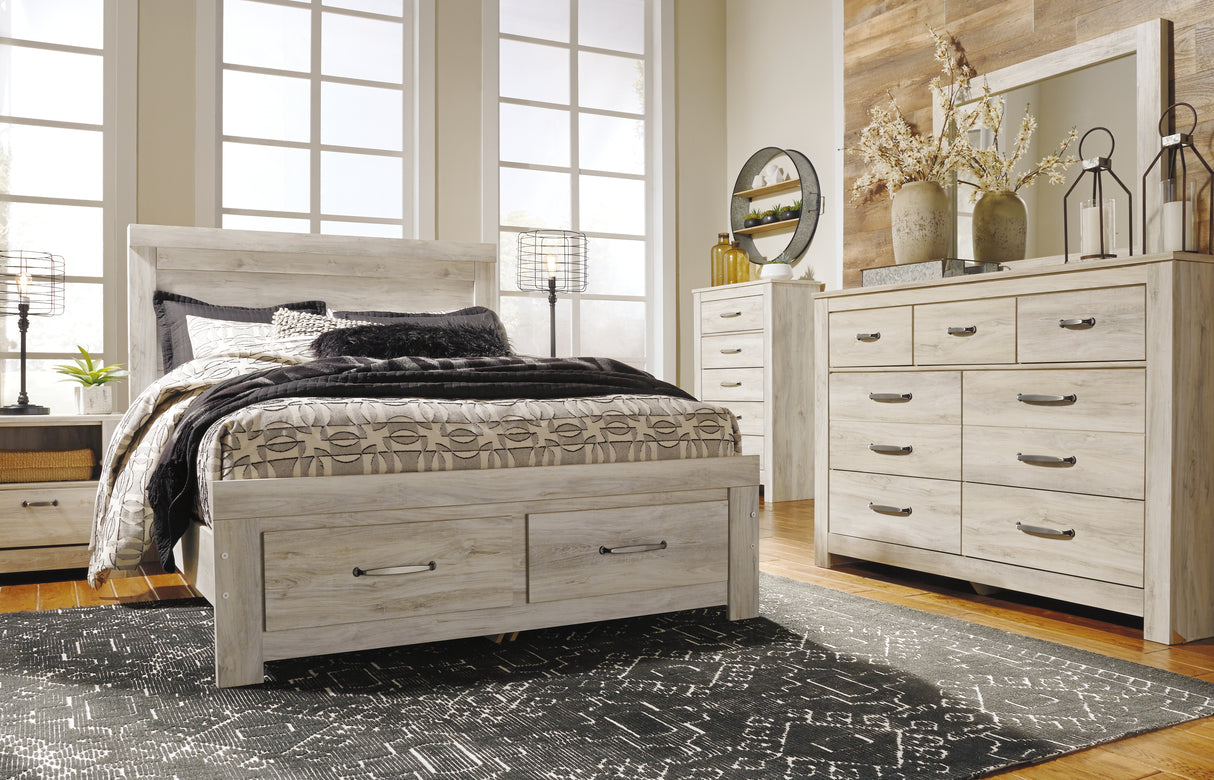 Bellaby Queen Platform Bed with 2 Storage Drawers (Bed Size: Queen)