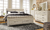 Bellaby Queen Platform Bed with 2 Storage Drawers (Bed Size: King)