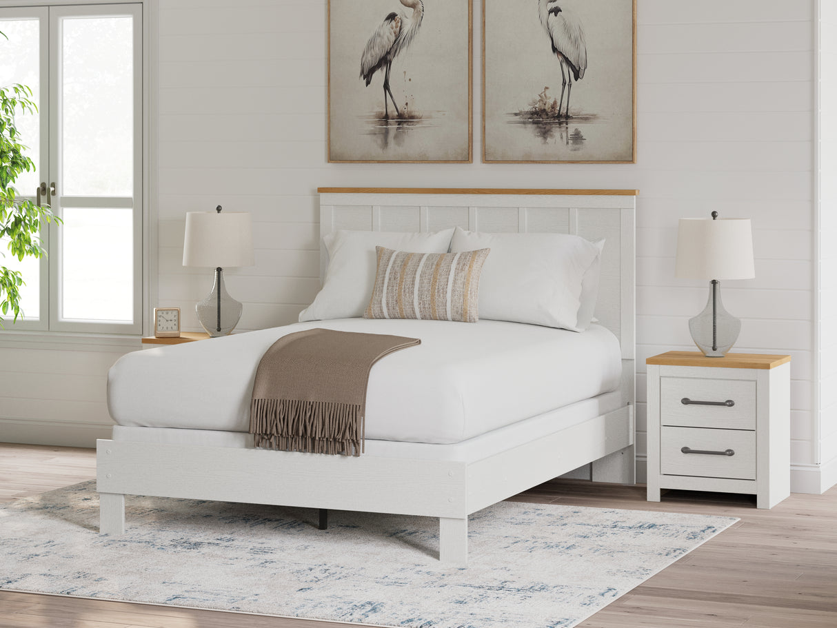 Linnocreek Queen Panel Bed (Bed Size: Queen)