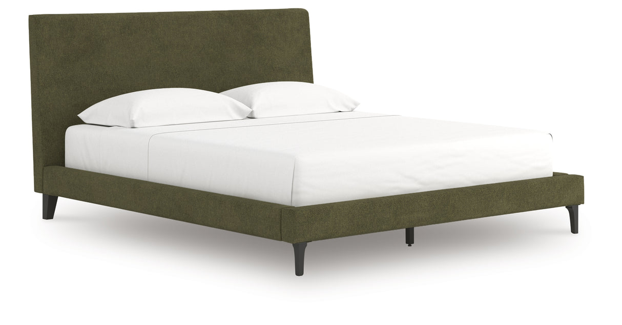 Chirason California King Upholstered Bed with Roll Slats (Bed Size: California King)