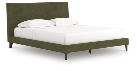 Chirason California King Upholstered Bed with Roll Slats (Bed Size: California King)