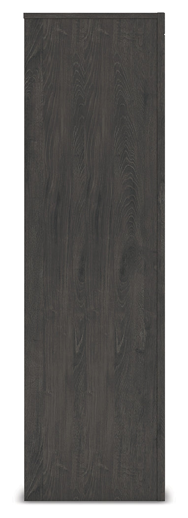 Fraluna 7-Piece King Panel Storage Bed with Mirrored Dresser and Chest (King Storage Footboard, King Headboard Panel, Queen/King Headboard Posts, King Bed Rails, Dresser, Bedroom Mirror, Chest of Drawers)