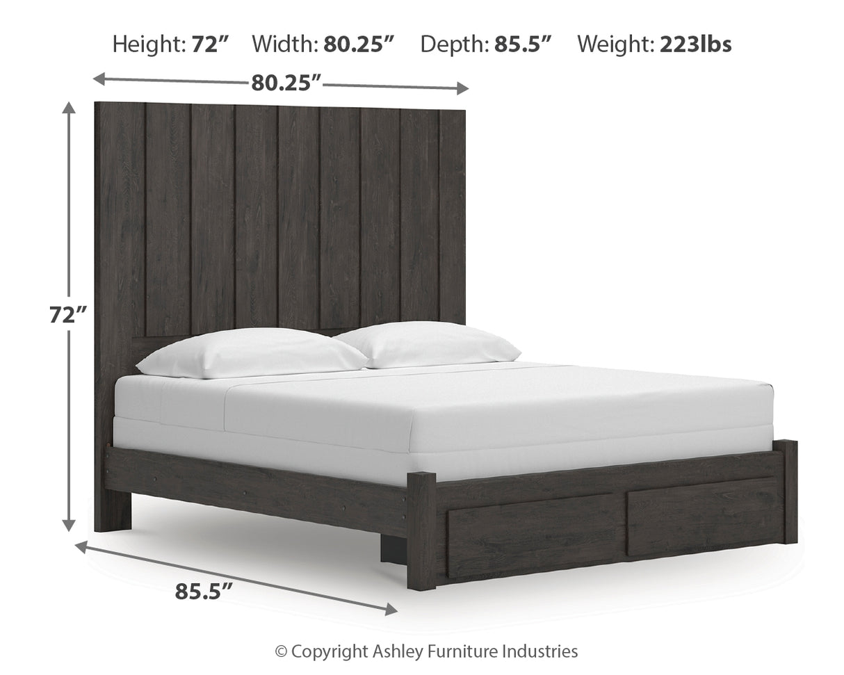 Fraluna Queen Panel Storage Bed (Bed Size: King)