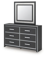 Zuraleus King Panel Bed, Dresser, Mirror and Nightstand (Bed Size: King)