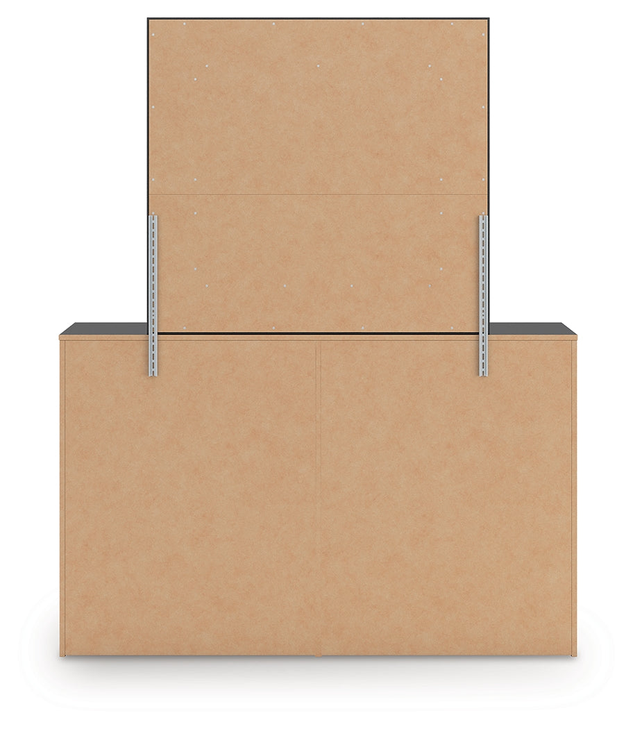 Zuraleus King Storage Bed, Dresser, Mirror, Chest and Nightstand