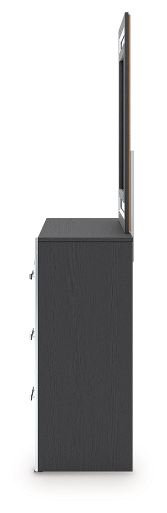 Zuraleus King Panel Bed, Dresser, Mirror and Nightstand (Bed Size: King)