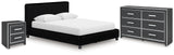 Zuraleus Queen Upholstered Bed, Dresser and Nightstand (Bed Size: Queen)