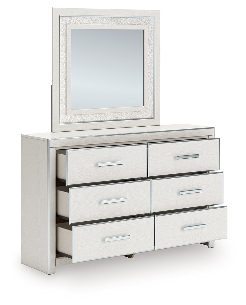 Zuraleus Queen Storage Bed, Dresser, Mirror and Nightstand