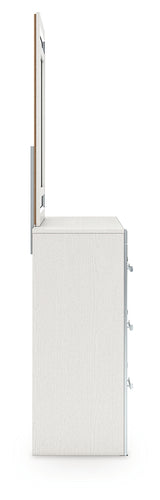 Zuraleus Queen Storage Bed, Dresser, Mirror and Nightstand