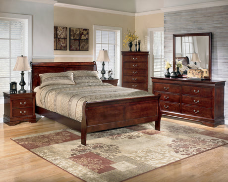 Alisdair King Sleigh Bed, Dresser, Mirror, Chest and 2 Nightstands (Bed Size: King)
