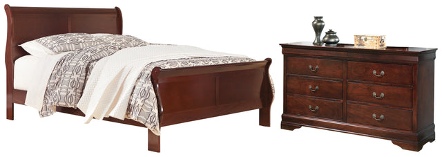 Alisdair 3-Piece King Sleigh Bed with Dresser (King/California King Sleigh Headboard/Footboard, King Sleigh Rails, Dresser)
