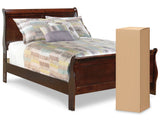 Alisdair 3-Piece Full Sleigh Bed with Mattress (Full Sleigh Headboard/Footboard, Full Sleigh Rails, 8 Inch Chime Innerspring Full Mattress in a Box)