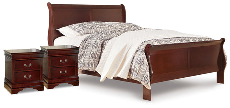 Alisdair Queen Sleigh Bed and 2 Nightstands
