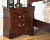 Alisdair Full Sleigh Bed and Nightstand