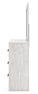 Cayboni Full Panel Bed, Dresser and Mirror (Bed Size: Full)