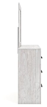 Cayboni Full Panel Bed, Dresser and Mirror (Bed Size: Full)