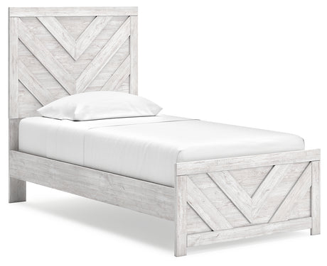 Cayboni Twin Panel Bed (Variation Bed Size: Twin)