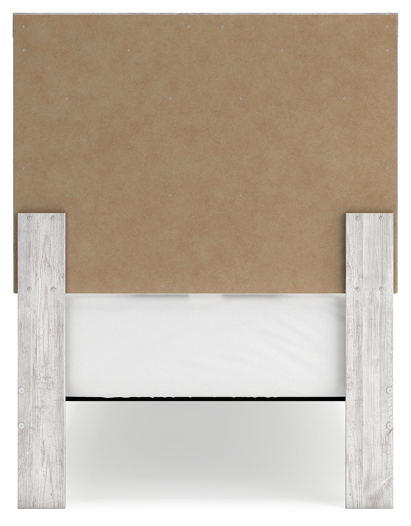 Cayboni 4-Piece Twin Panel Bed with Mirrored Dresser (Twin Panel Headboard/Footboard, Twin Panel Rails, Dresser, Bedroom Mirror)