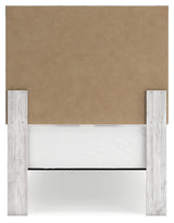 Cayboni 6-Piece Twin Panel Bed with Mirrored Dresser, Chest and Nightstand (Twin Panel Headboard/Footboard, Twin Panel Rails, Dresser, Bedroom Mirror, Chest of Drawers, Nightstand)