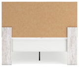 Cayboni 5-Piece Queen Panel Bed with Mirrored Dresser and Chest (Queen Panel Headboard/Footboard, Queen Panel Rails, Dresser, Bedroom Mirror, Chest of Drawers)