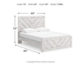 Cayboni 5-Piece Queen Panel Bed with Dresser and 2 Nightstands (Queen Panel Headboard/Footboard, Queen Panel Rails, Dresser, Nightstand, Nightstand)