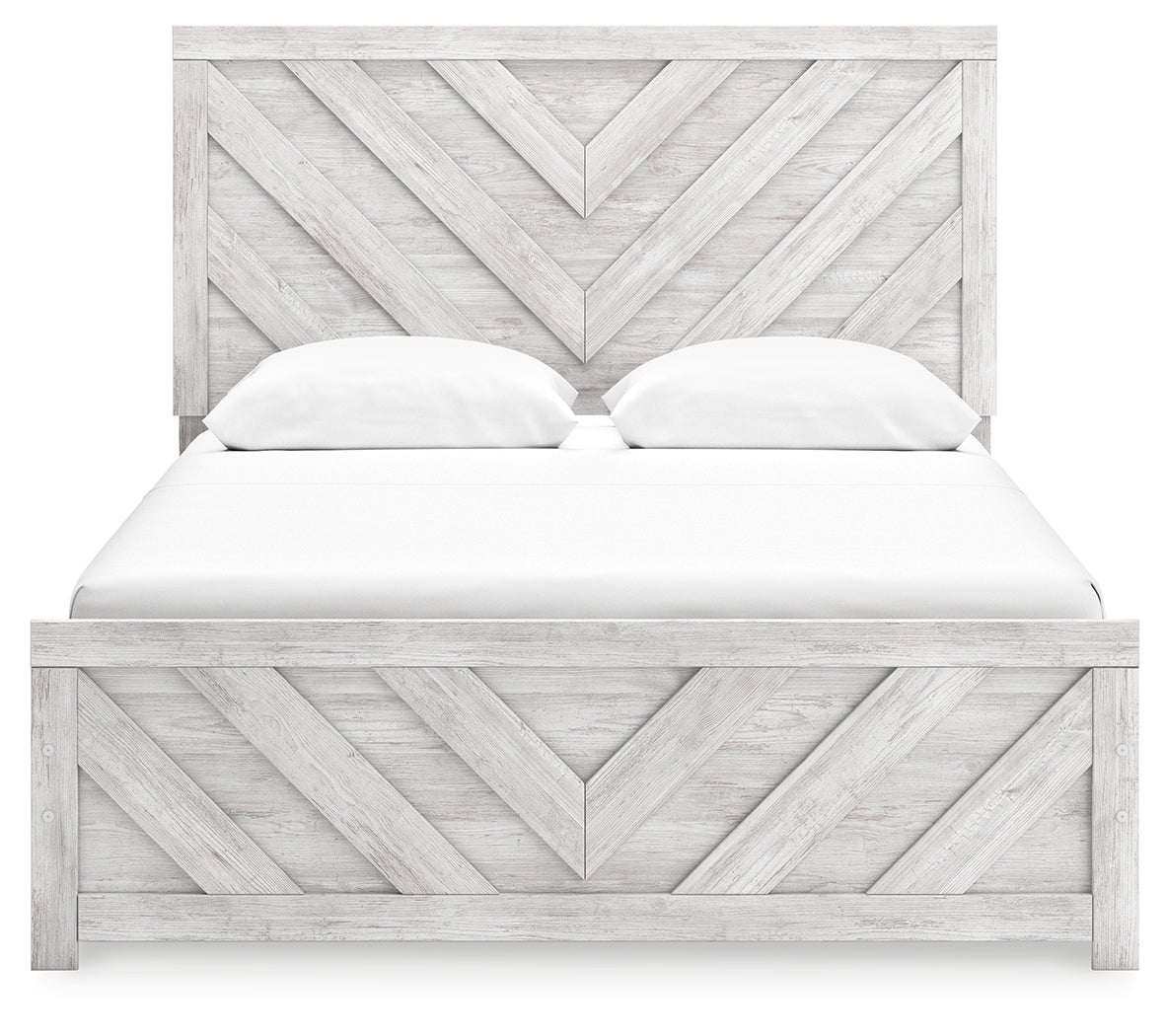 Cayboni 5-Piece Queen Panel Bed with Dresser and 2 Nightstands (Queen Panel Headboard/Footboard, Queen Panel Rails, Dresser, Nightstand, Nightstand)