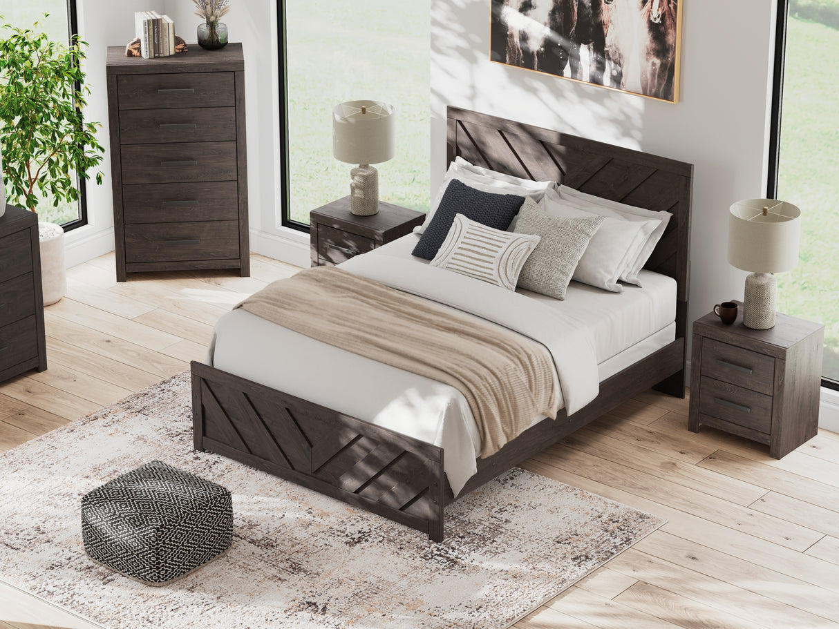 Prendonea Queen Panel Bed (Bed Size: Queen)
