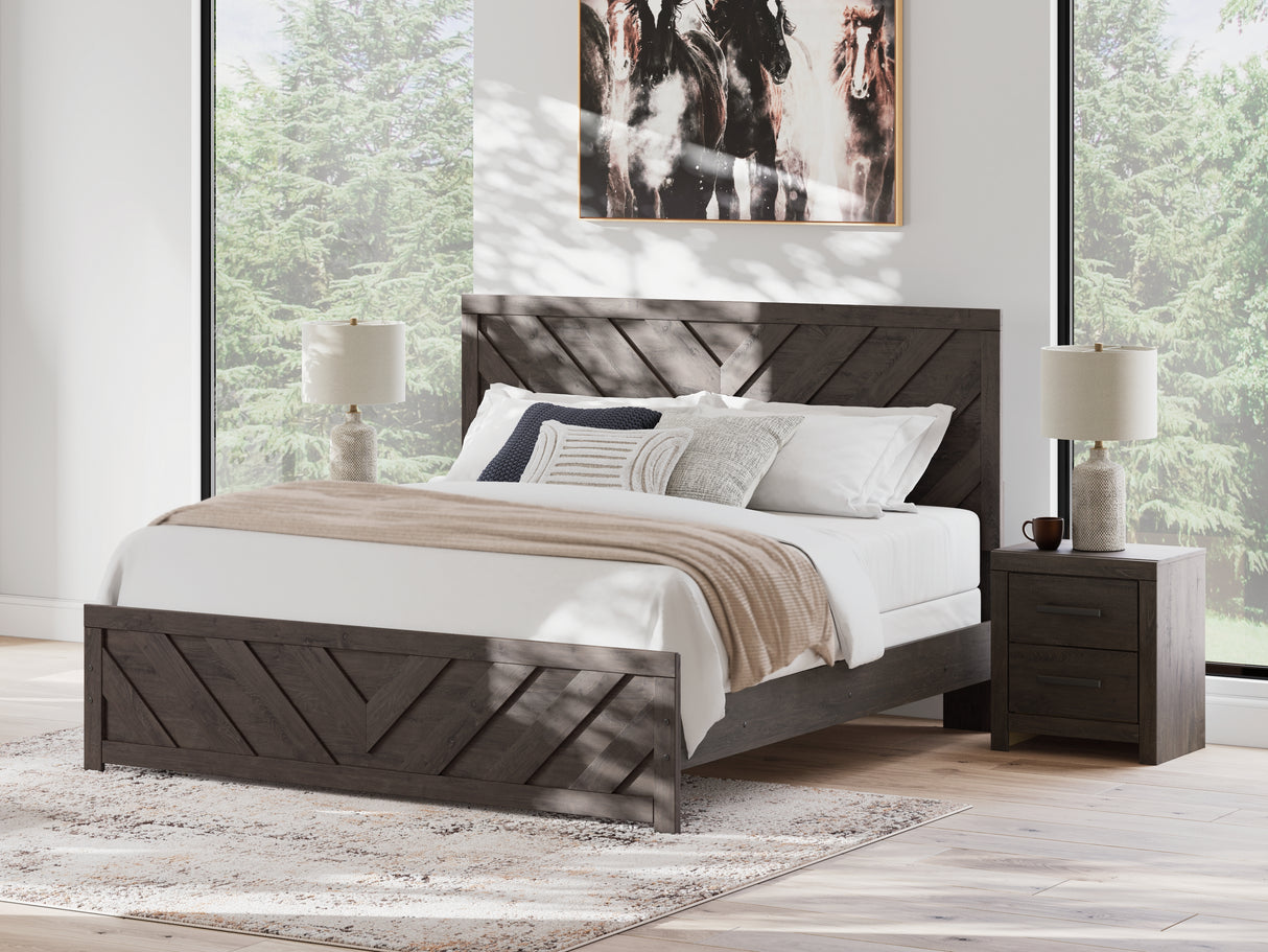 Prendonea Queen Panel Bed (Bed Size: King)