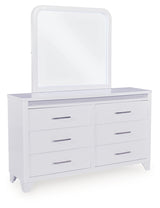 Jarlee King Panel Bed, Dresser, Mirror and Nightstand (Bed Size: King)