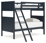 Nextonfort Twin over Twin Bunk Bed with Mattresses