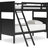 Nextonfort Twin over Twin Bunk Bed (Variation Color: Black)