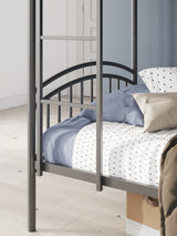 Lanceburg Twin over Twin Bunk Bed with Ladder