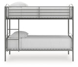 Lanceburg Twin over Twin Bunk Bed with Ladder