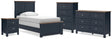 Landocken Twin Panel Bed, Dresser, Chest and Nightstand