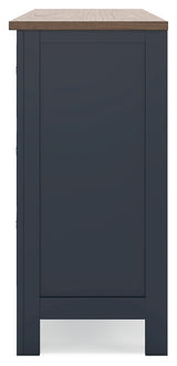 Landocken 4-Piece Queen Panel Headboard with Dresser and 2 Nightstands (Queen Panel Headboard, Dresser, Nightstand, Nightstand)