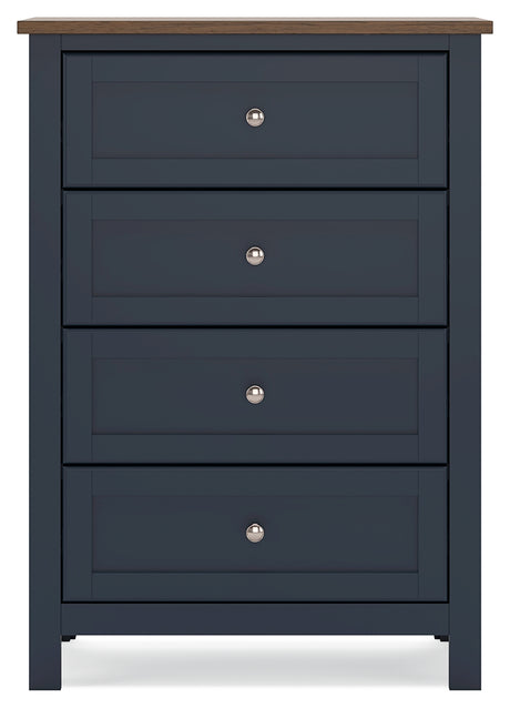 Landocken Twin Panel Bed, Chest and Nightstand