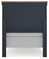 Landocken Twin Panel Bed, Chest and Nightstand