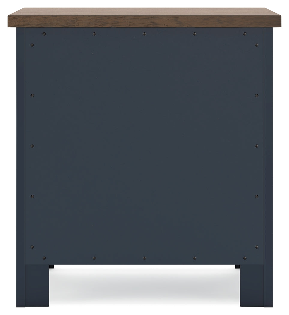 Landocken 3-Piece Full Panel Headboard with 2 Nightstands (Full Panel Headboard, Nightstand, Nightstand)