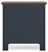 Landocken 4-Piece Queen Panel Headboard with Mirrored Dresser and Nightstand (Queen Panel Headboard, Dresser, Bedroom Mirror, Nightstand)