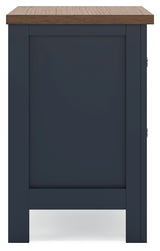 Landocken 5-Piece Twin Panel Headboard with Mirrored Dresser and 2 Nightstands (Twin Panel Headboard, Dresser, Bedroom Mirror, Nightstand, Nightstand)