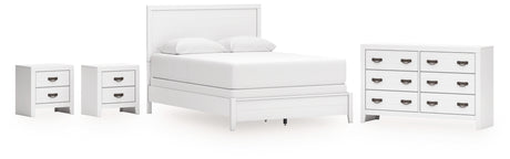 Binterglen Queen Panel Bed, Dresser and 2 Nightstands (Bed Size: Queen)