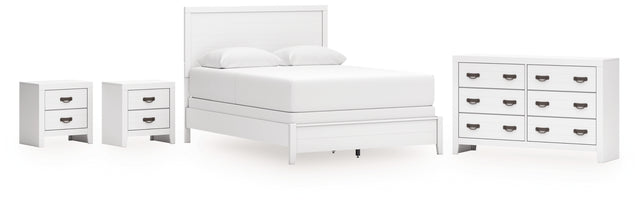 Binterglen Queen Panel Bed, Dresser and 2 Nightstands (Bed Size: Queen)
