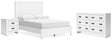 Binterglen 4-Piece Full Panel Bed with Dresser and Nightstand (Twin/Full Bed Rails, Full Panel Headboard/Footboard and Slats, Dresser, Nightstand)