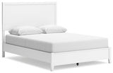 Binterglen 4-Piece Queen Panel Bed with 2 Nightstands (Queen Panel Headboard/Footboard and Slats, Queen/King Panel Rails, Nightstand, Nightstand)