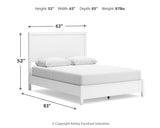Binterglen 5-Piece Queen Panel Bed with Dresser and 2 Nightstands (Queen Panel Headboard/Footboard and Slats, Queen/King Panel Rails, Dresser, Nightstand, Nightstand)
