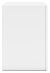 Binterglen 6-Piece King Panel Bed with Mirrored Dresser, Chest and Nightstand (King/California King Panel Headboard/Footboard and Slats, Queen/King Panel Rails, Dresser, Bedroom Mirror, Chest of Drawers, Nightstand)