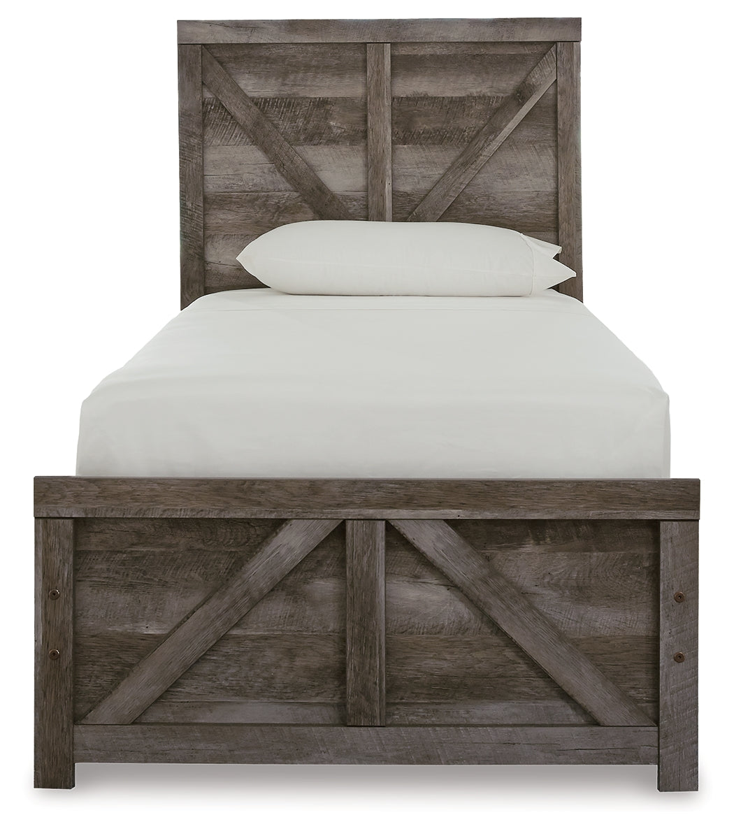 Wynnlow Twin Crossbuck Panel Bed (Variation Bed Size: Twin)